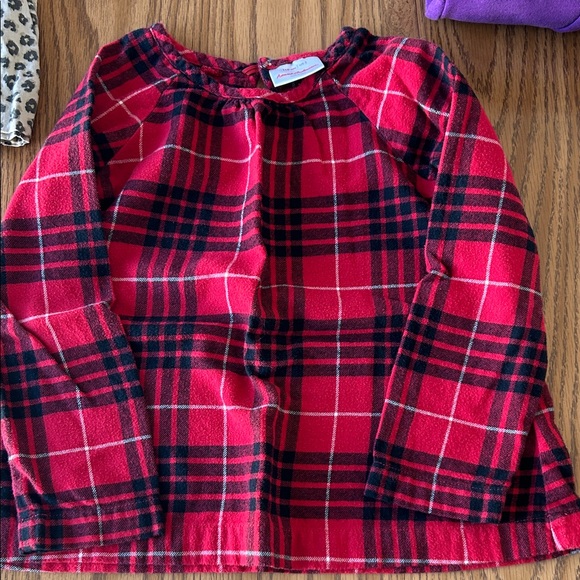 Girls' Winter Bundle - Plaid, Floral, Leopard, and Purple - Picture 4 of 5